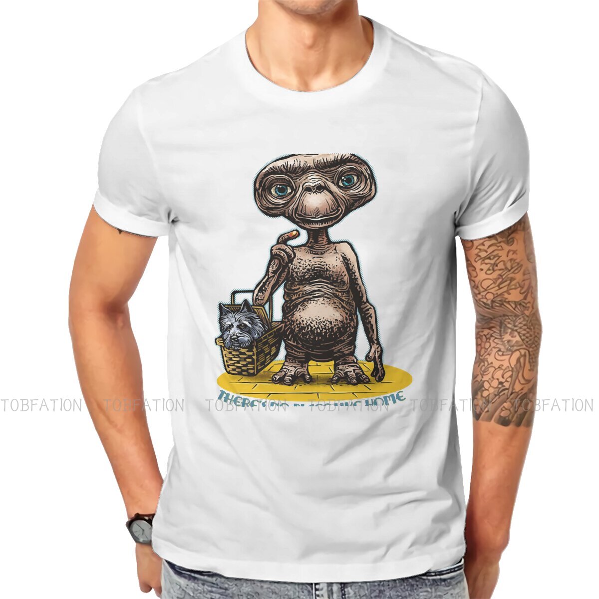 Summer Clothing Places - T-shirt col rond homme, estival et