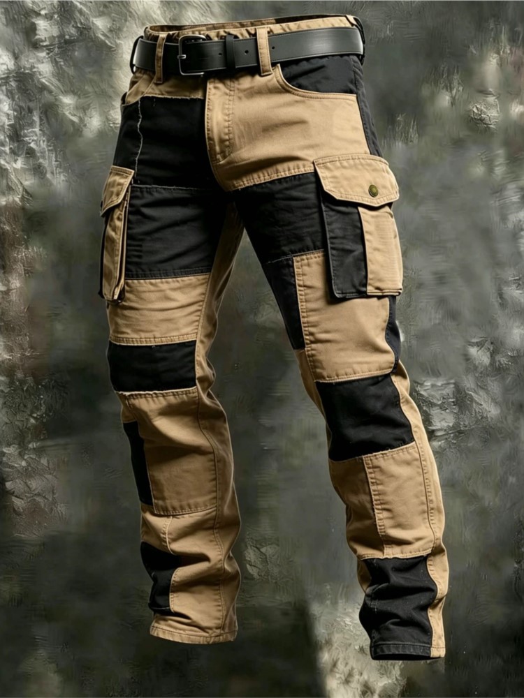 Summer Clothing Work - Pantalon Cargo en Coton pour Homme,