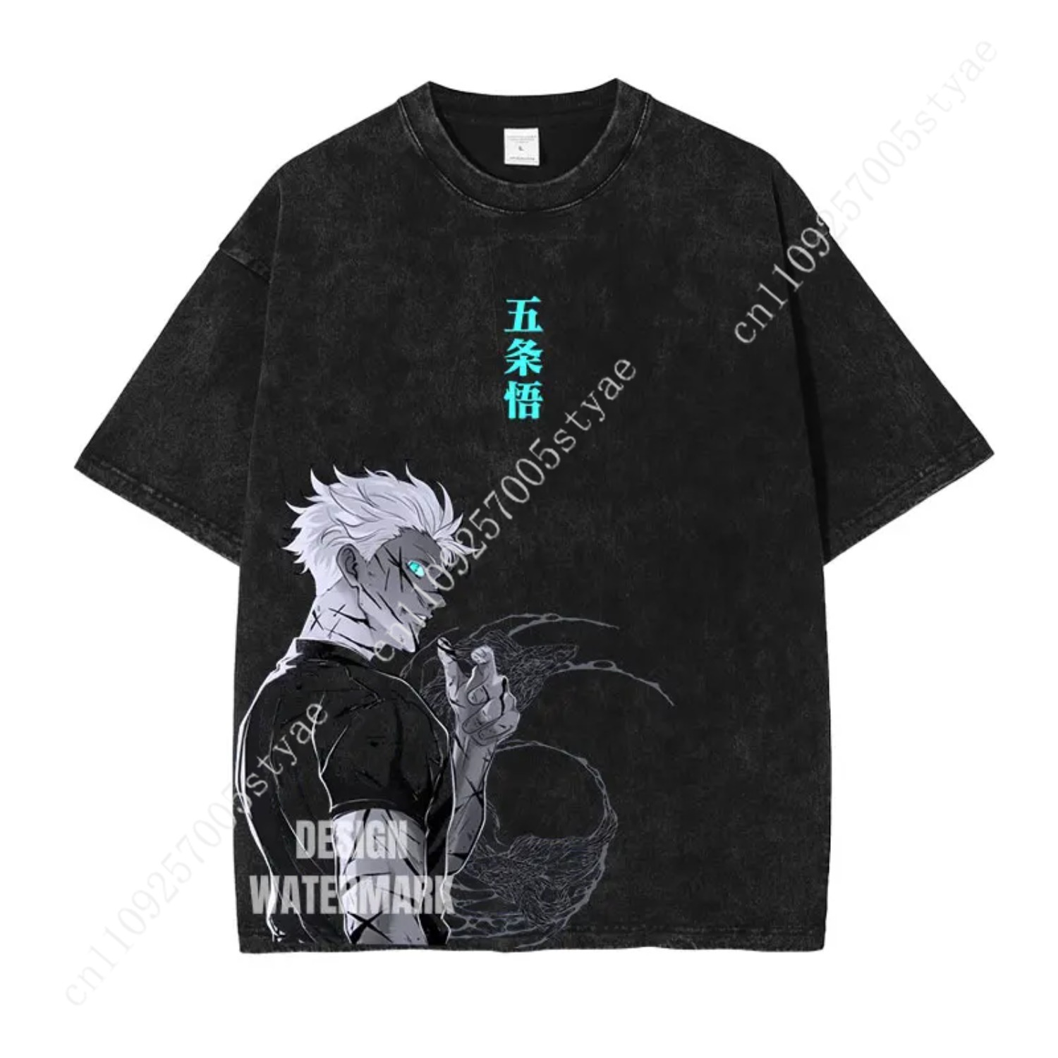 Yours Summer Clothing - T-shirt graphique Gojo Satoru, vêtements d'anime