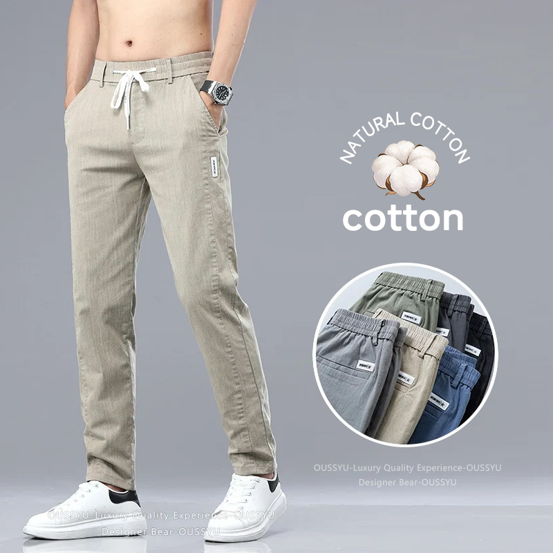 Summer Clothing Brands Men - Pantalon Chino Cargo en Twill pour