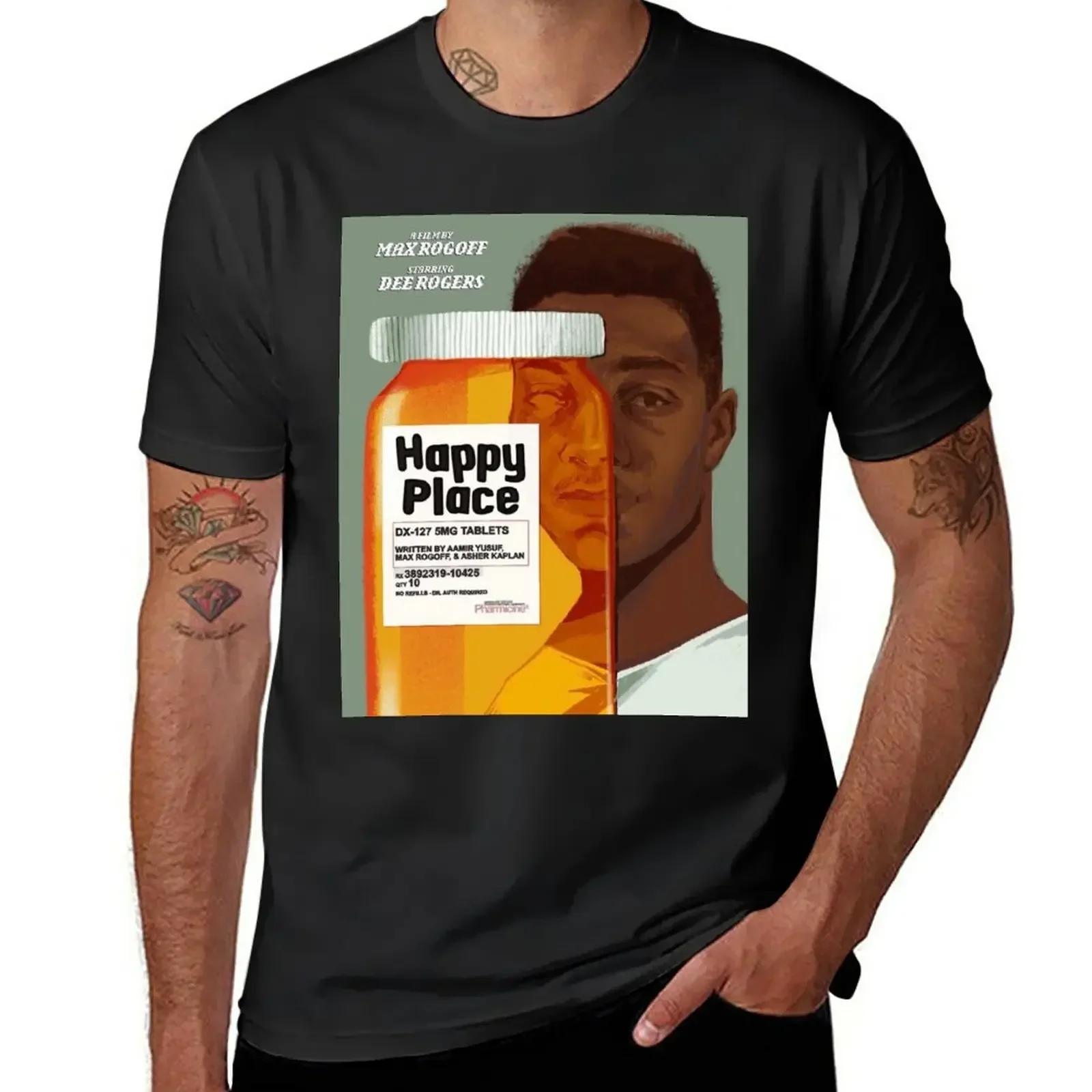 Summer Clothing Places - T-shirt Happy Place vintage à séchage