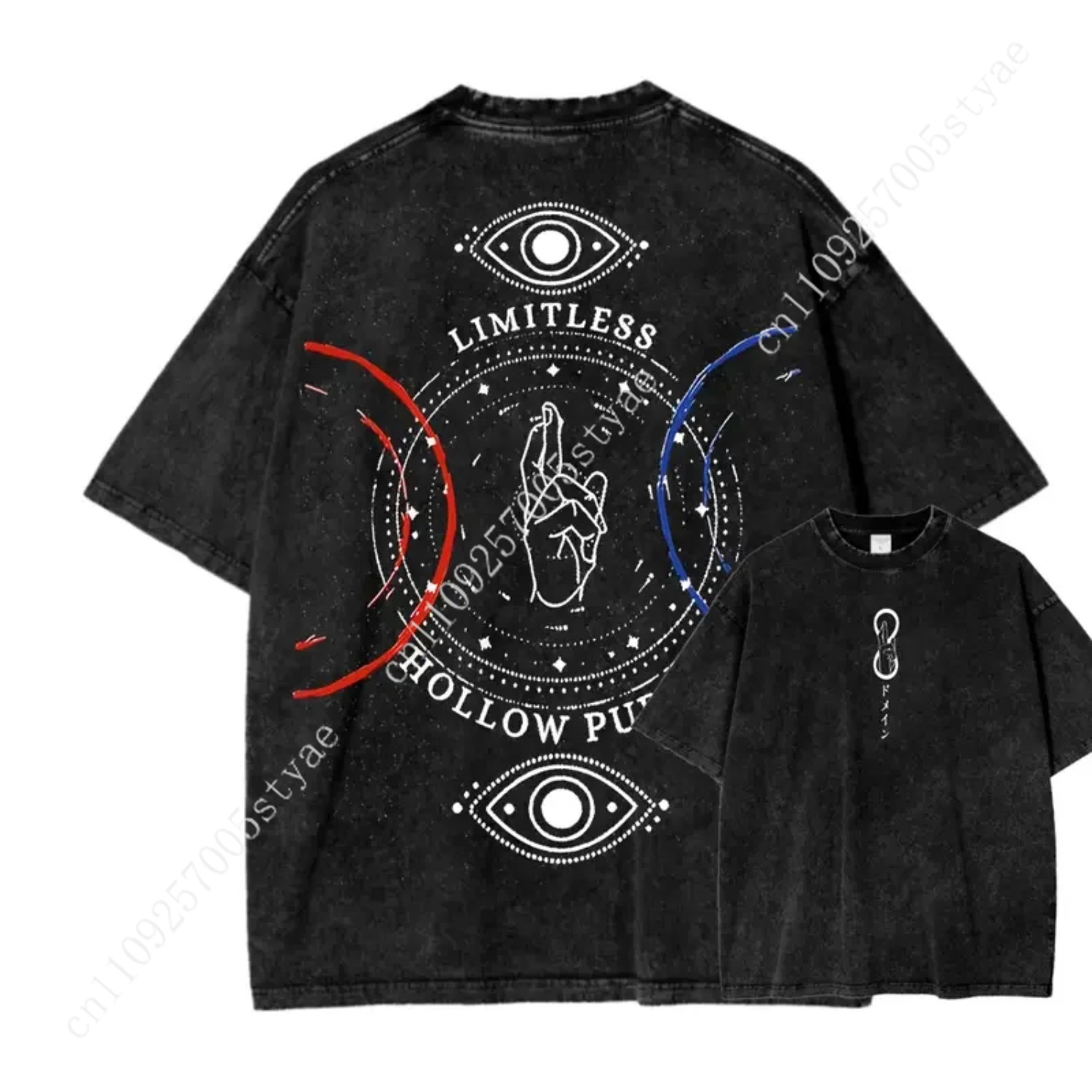 Yours Summer Clothing - T-shirt imprimé Anime Gojo Satoru pour