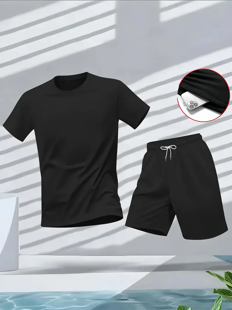 Summer Clothing Men Fashion - Ensemble de costume pour homme 2