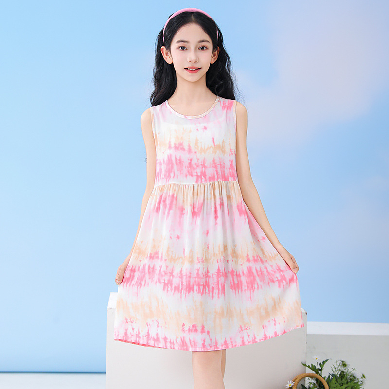 Summer Clothing Teen Girls - Robes d'été sans manches pour adolescentes,