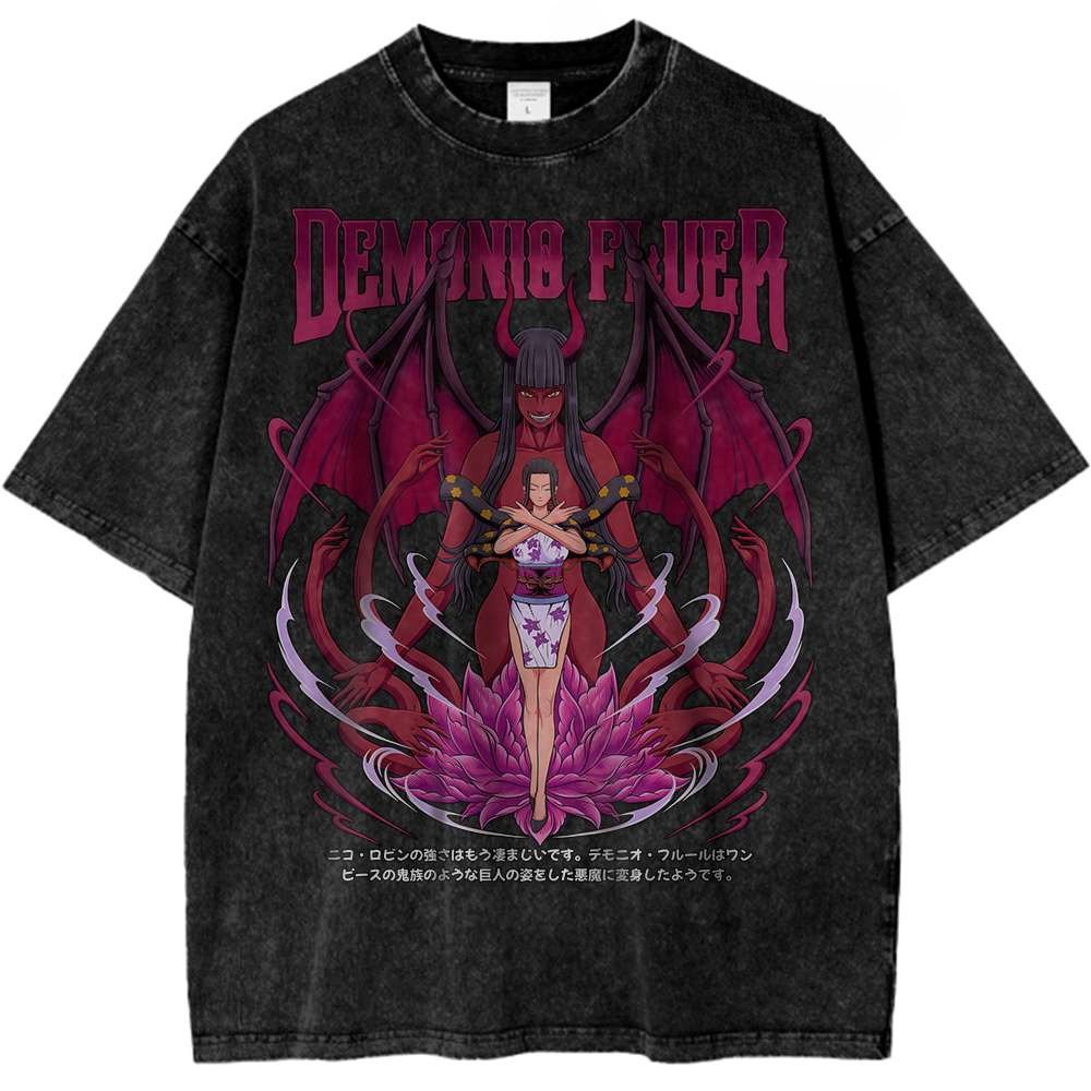 Summer Clothing Men 2025 - Nico Robin une pièce Anime t-shirt