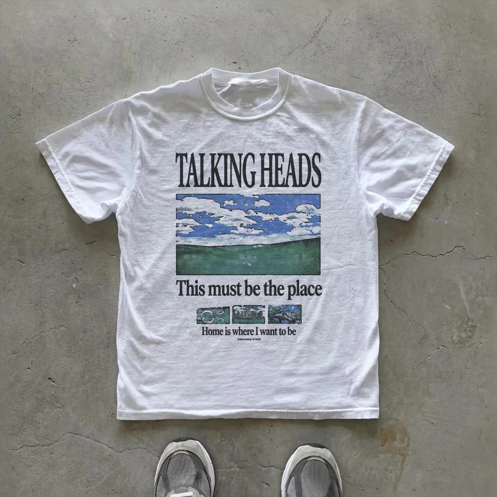 Summer Clothing Places - T-shirt graphique Talking Heads, This Must