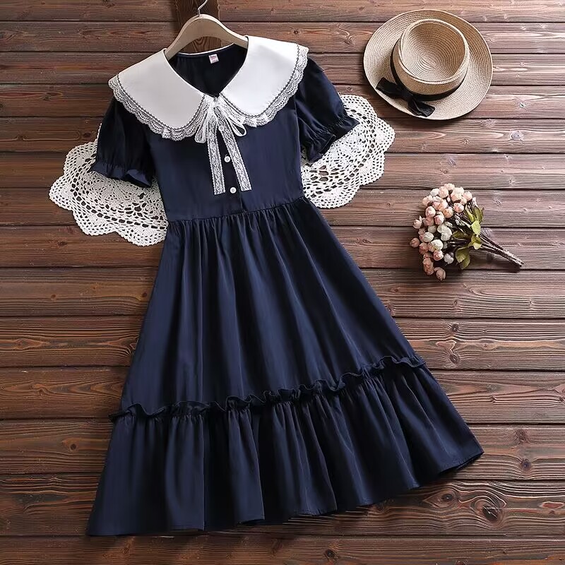 Summer Clothing Teen Girls - Nouvelle robe de soirée rétro d'été