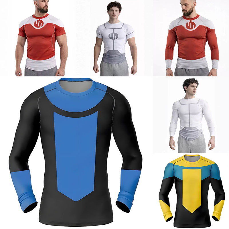 Rash Guard Long Sleeve - Nouveau T-shirt Rash Guard Invincible pour