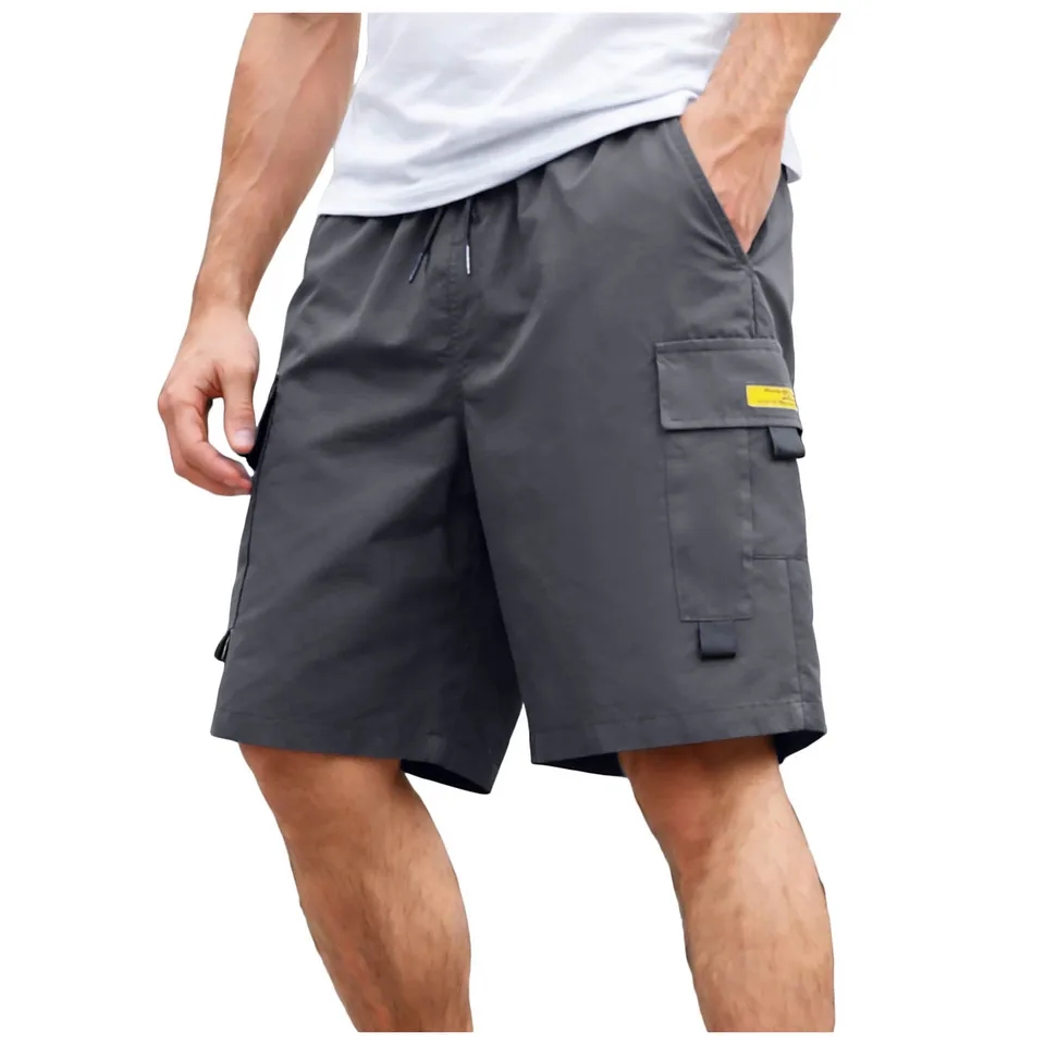Summer Clothing Work - Shorts cargo d'été pour hommes, coupe