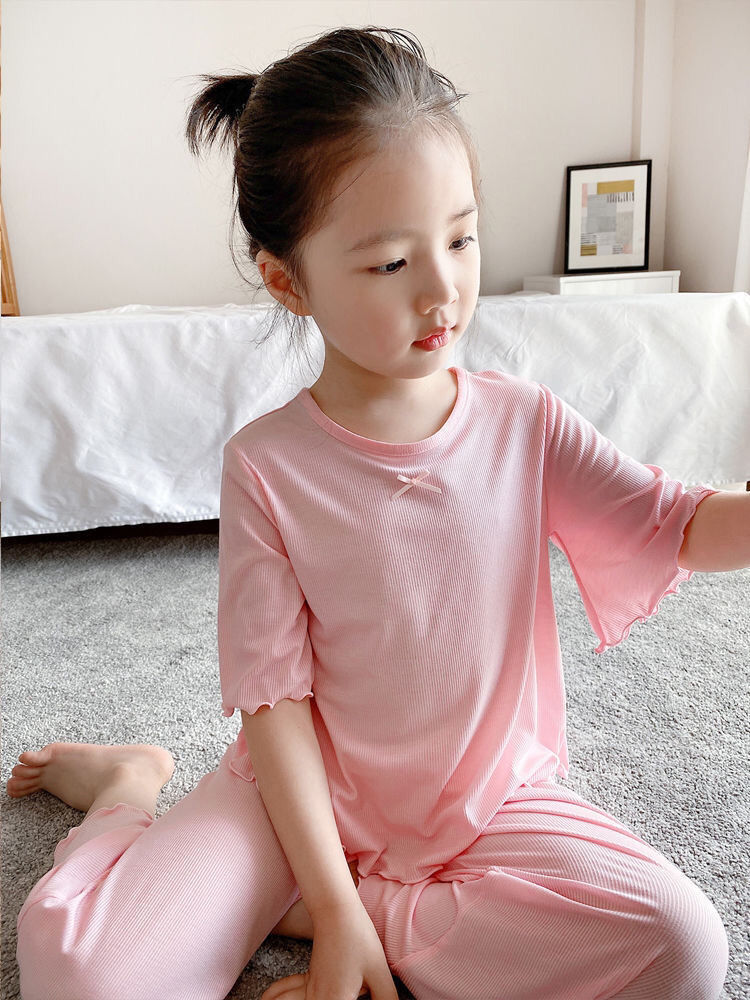 Summer Clothing Teen Girls - Pyjamas pour enfants, vêtements d'intérieur, vêtements