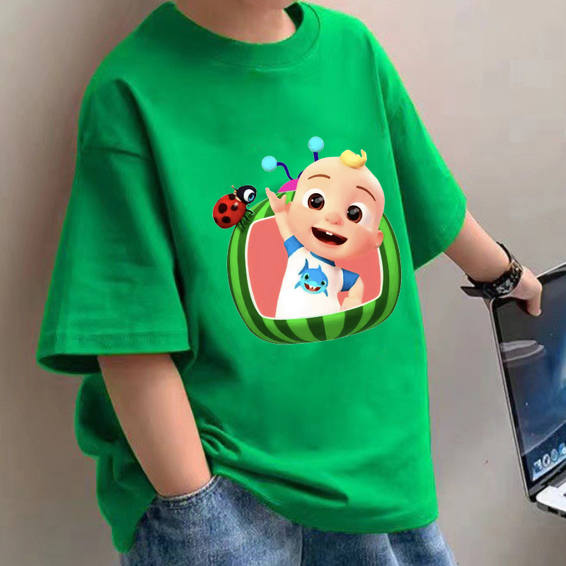 Summer Clothing Gifts - Cocomelons bébé T-Shirts Anime coton manches