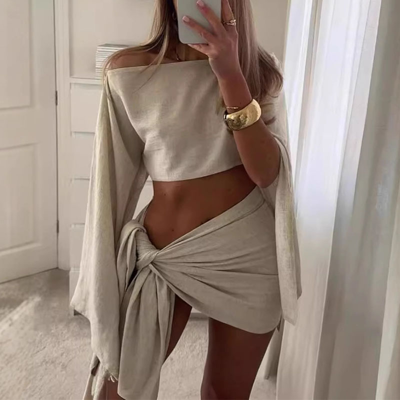 Summer Clothing Colors - Ensemble deux pièces pour femmes, haut