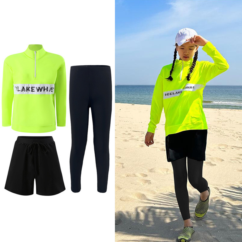 Maillot de bain trois pièces à - Rash Guard Long Sleeve avis et prix