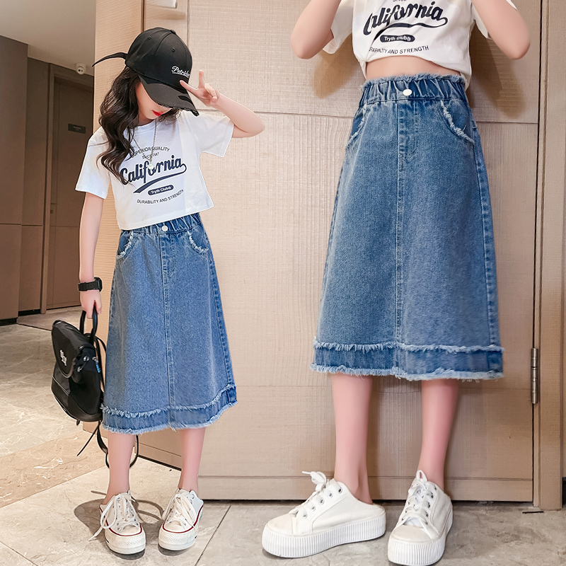 Jupe en jean pour écolières, n - Summer Clothing Teen Girls avis et prix