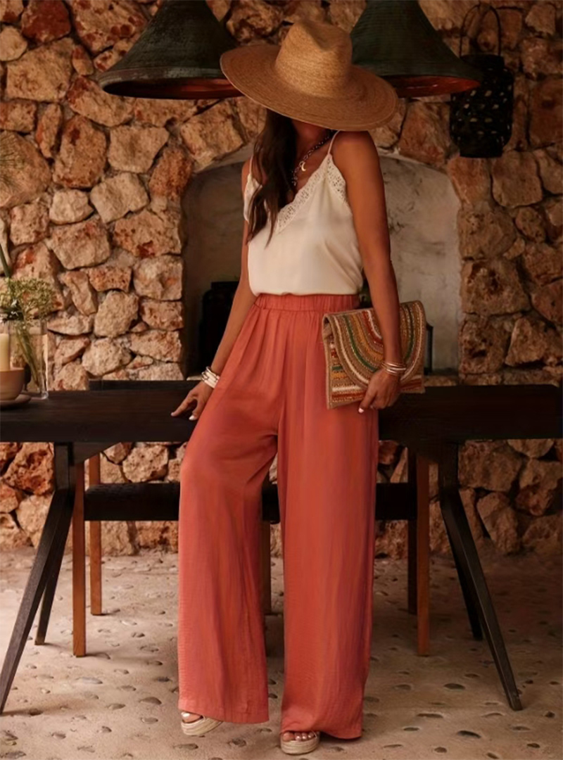 Pantalon Palazzo Femme Taille  - Palazzo Pant Wide avis et prix