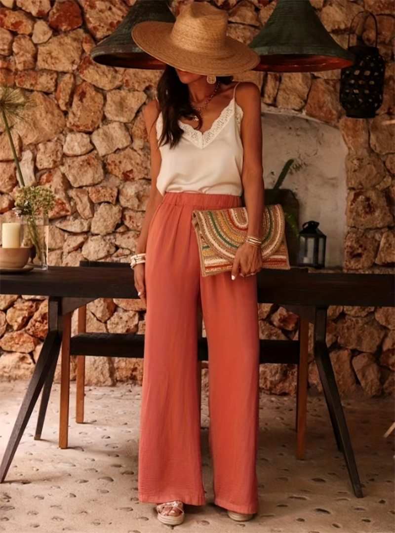 Pantalon Palazzo Femme Taille  - Palazzo Pant Wide avis et prix