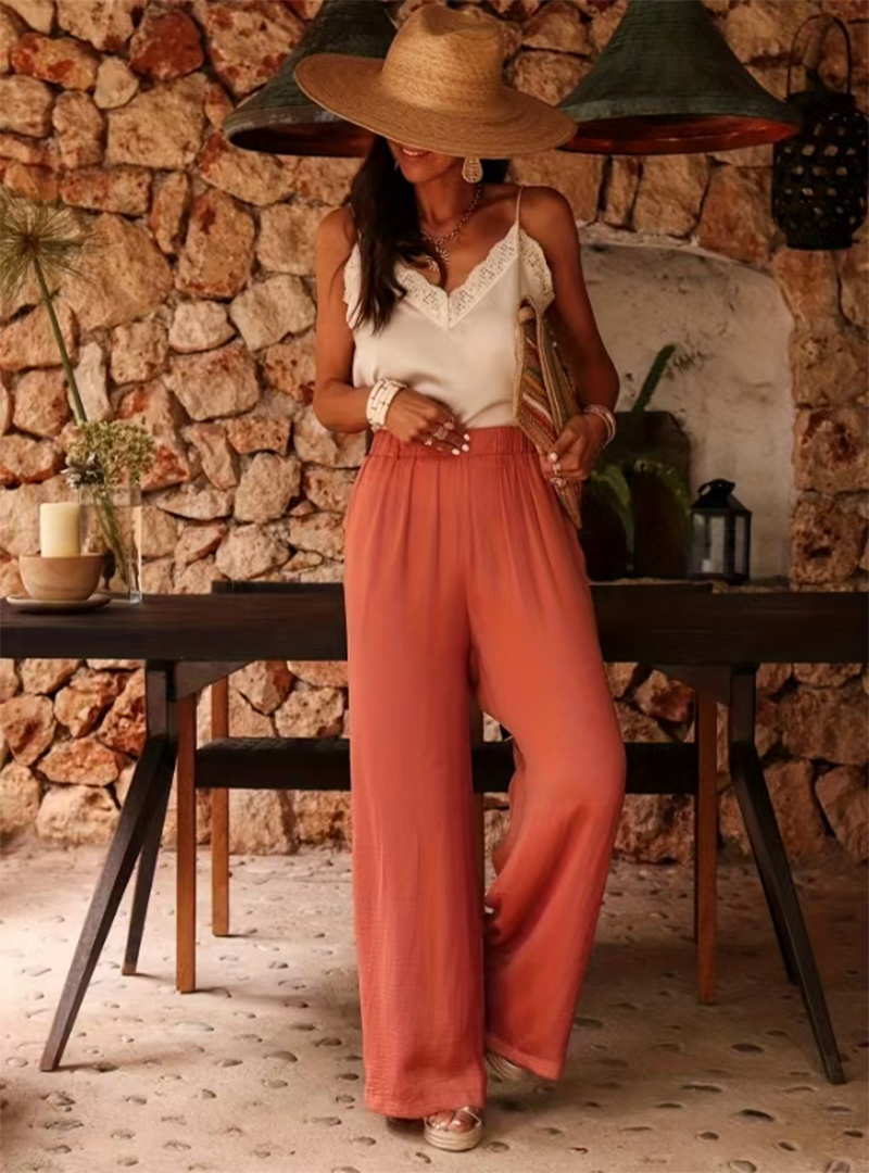 Pantalon Palazzo Femme Taille  - Palazzo Pant Wide avis et prix