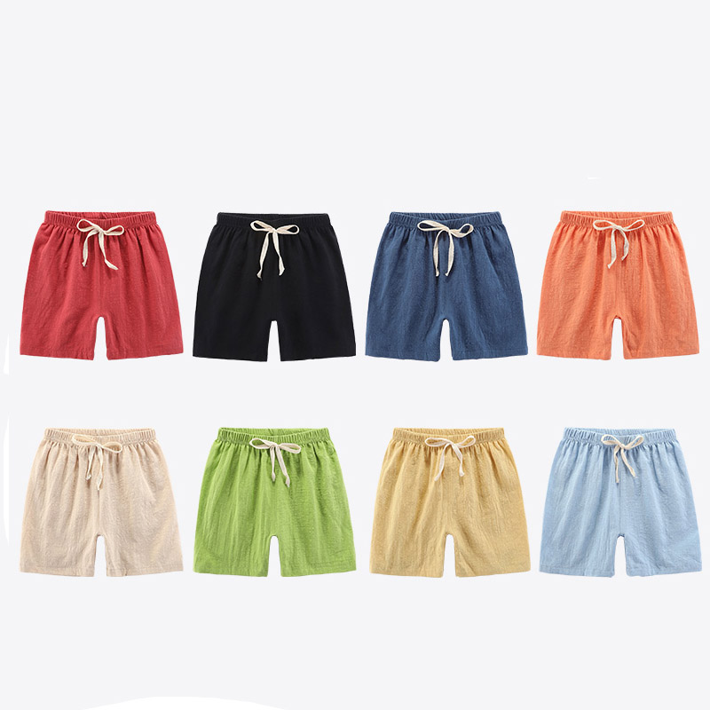 Short coréen en coton et lin p - Summer Clothing Teen Girls avis et prix
