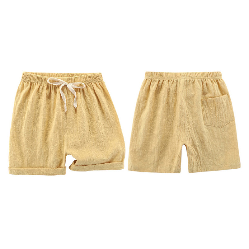Short coréen en coton et lin p - Summer Clothing Teen Girls avis et prix