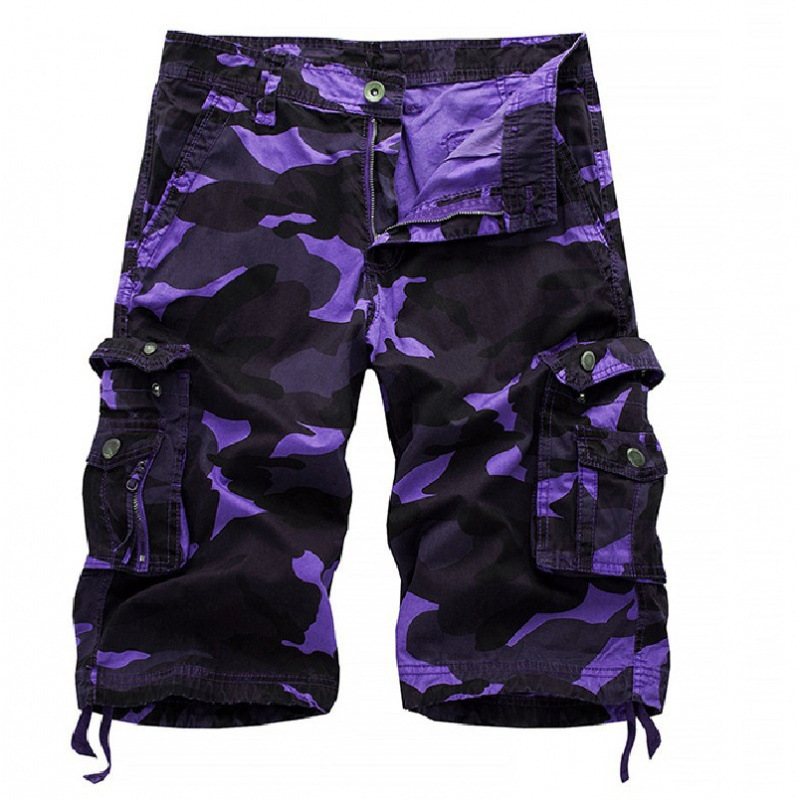 Shorts de travail bleu camoufl - Summer Clothing Work avis et prix