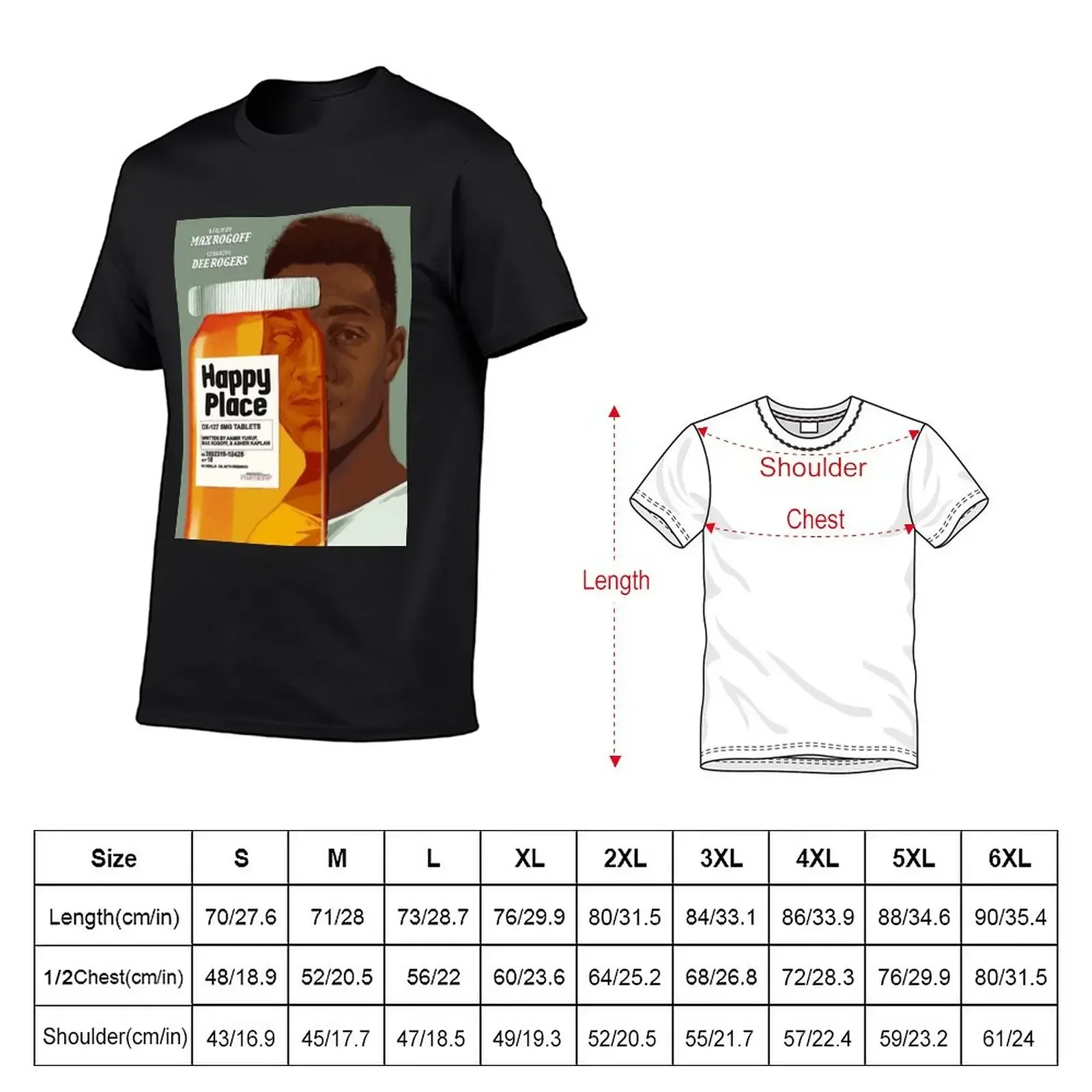 T-shirt Happy Place vintage à  - Summer Clothing Places avis et prix
