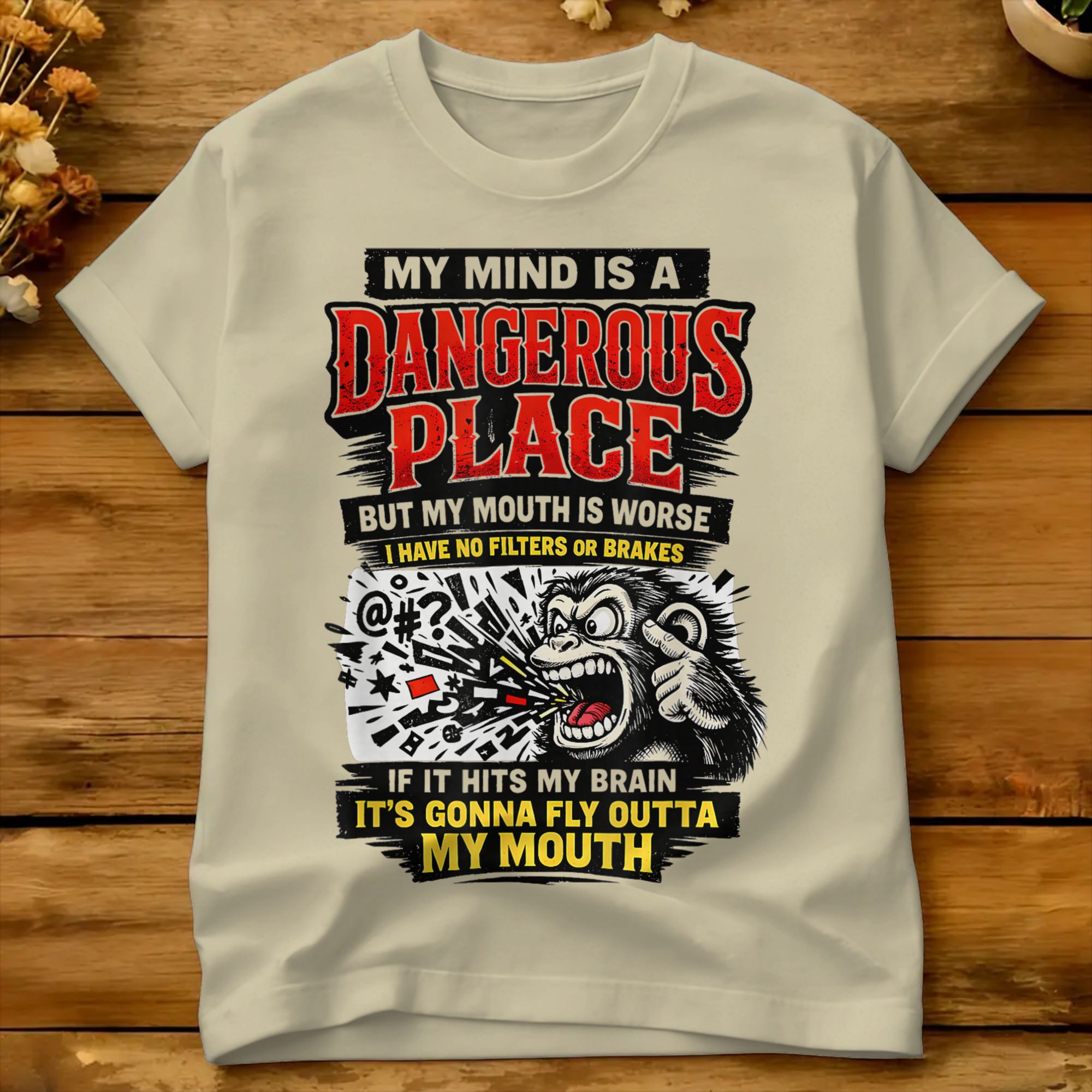 T-shirt humoristique « Monkey  - Summer Clothing Places avis et prix