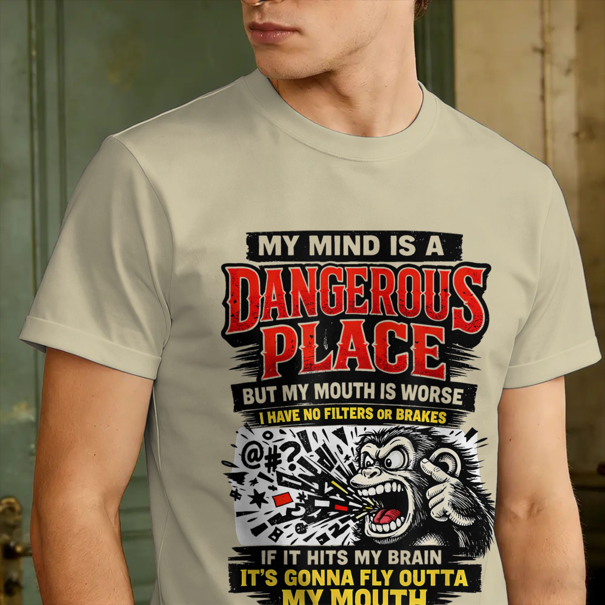 T-shirt humoristique « Monkey  - Summer Clothing Places avis et prix