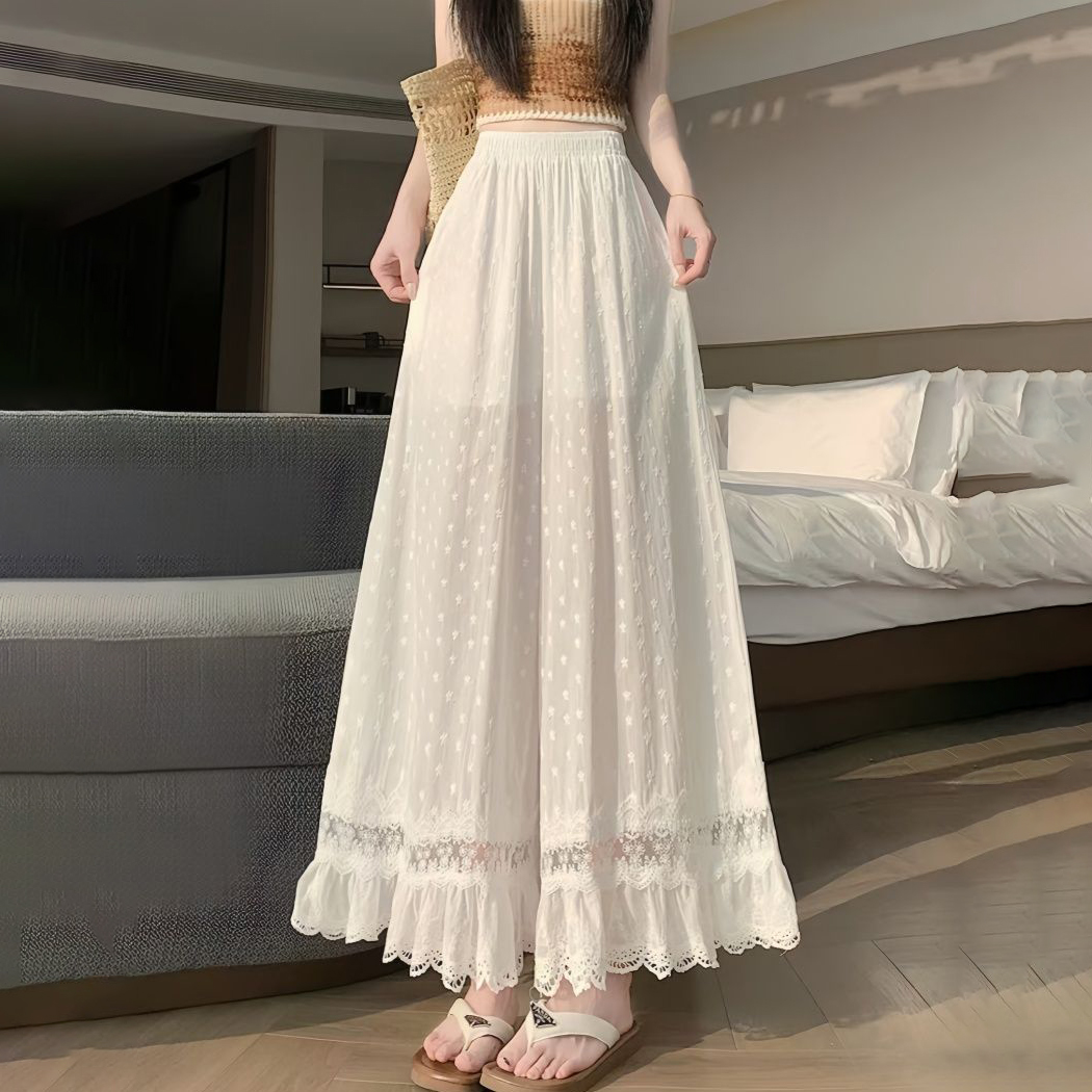 Pantalon Palazzo Femme Blanc É - Palazzo Pant Wide avis et prix
