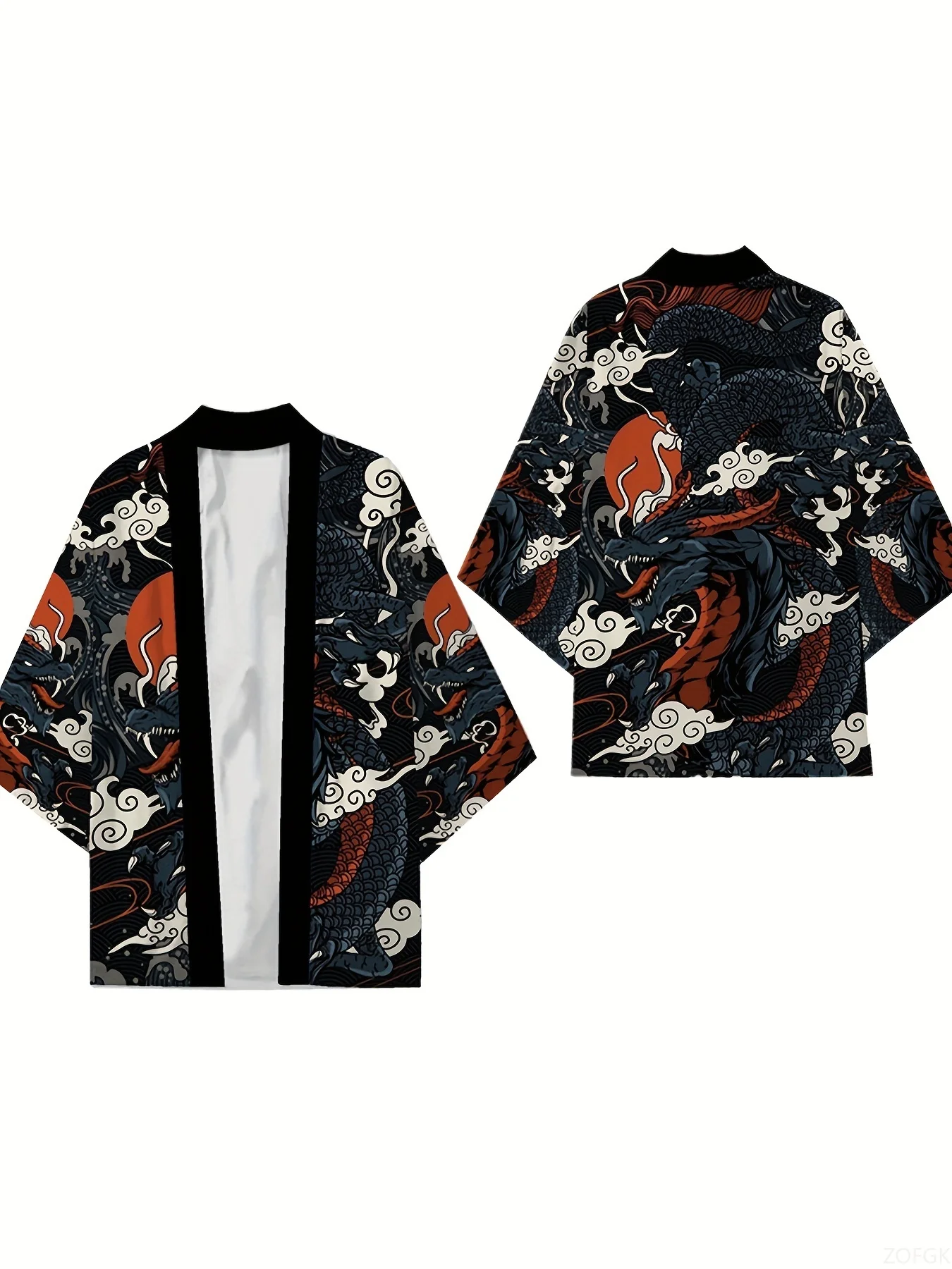 Kimono unisexe rétro Long impr - Summer Japanese Clothing avis et prix