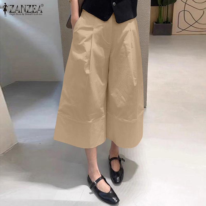 ZANZEA Pantalon Capri à jambes - Summer Clothing Work avis et prix