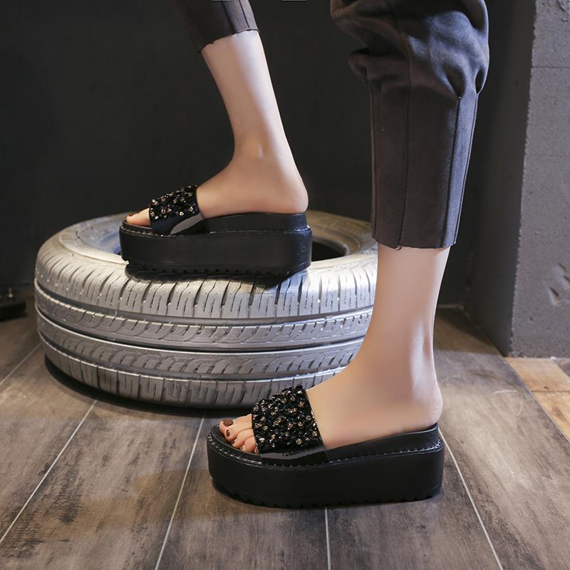 Brûleur 39-Sandales noires pou - Flip Flop Jeweled avis et prix