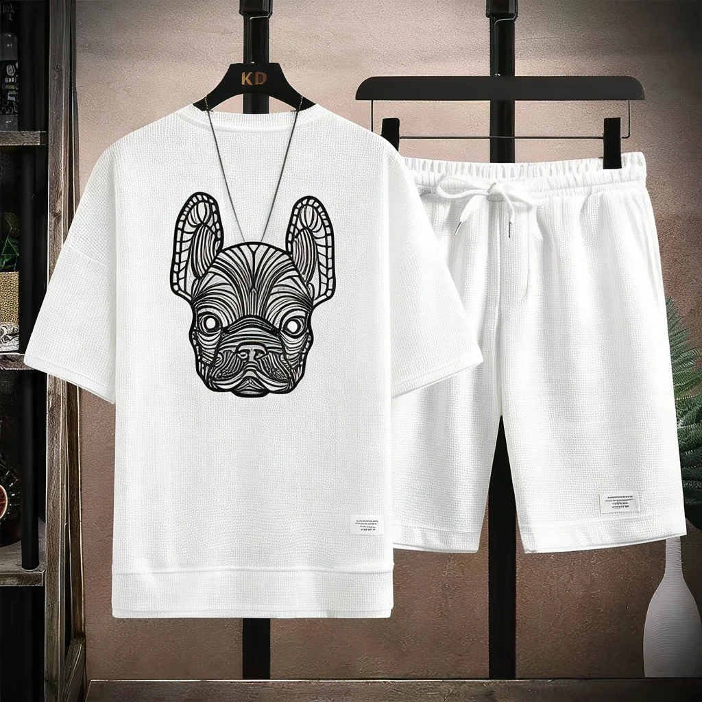 Ensemble t-shirt et short à ma - Summer Clothing Men Fashion avis et prix