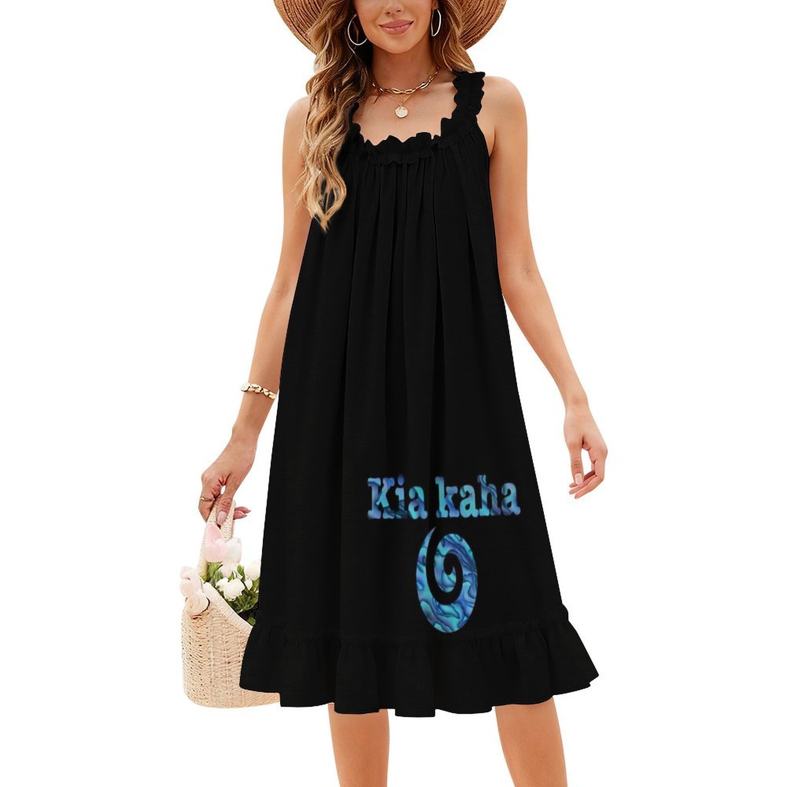 Kaha Koru robe décolleté en co - Summer Clothing Nz avis et prix
