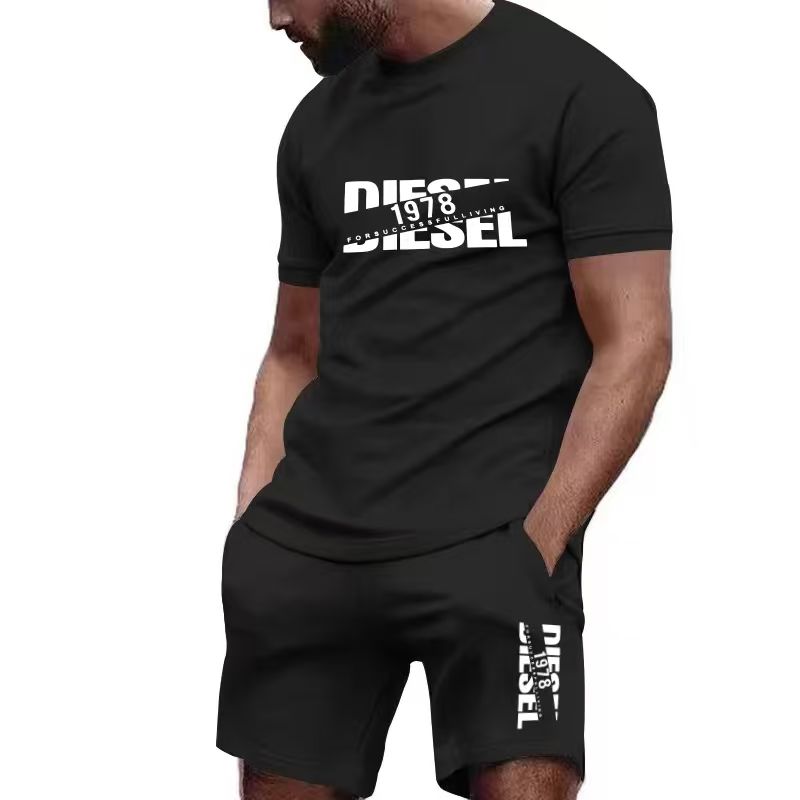 Nouvel ensemble T-shirt et sho - Summer Clothing Men Fashion avis et prix