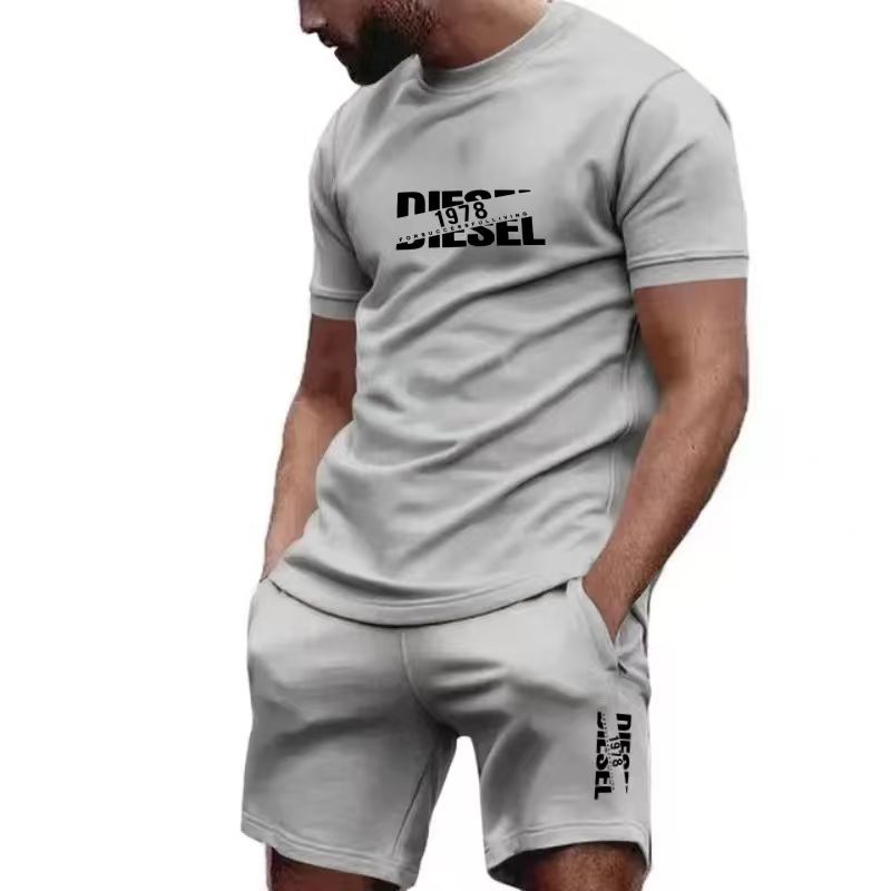 Nouvel ensemble T-shirt et sho - Summer Clothing Men Fashion avis et prix