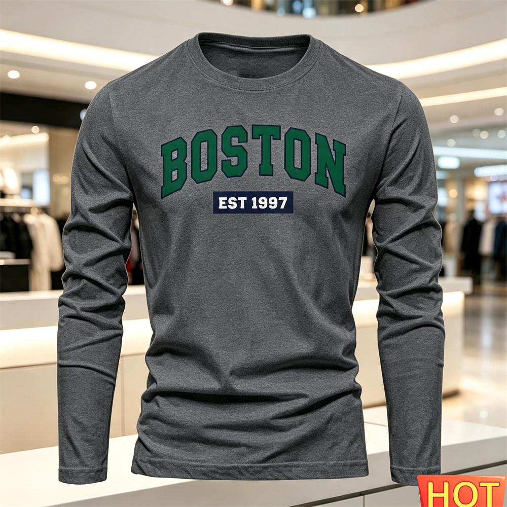 T-shirt à manches longues pour - Summer Clothing Men Fashion avis et prix