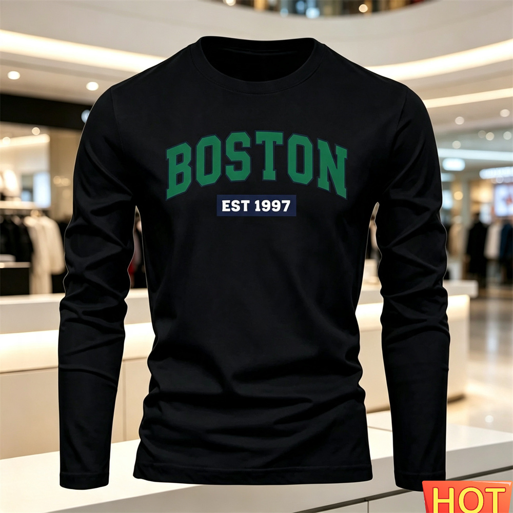 T-shirt à manches longues pour - Summer Clothing Men Fashion avis et prix