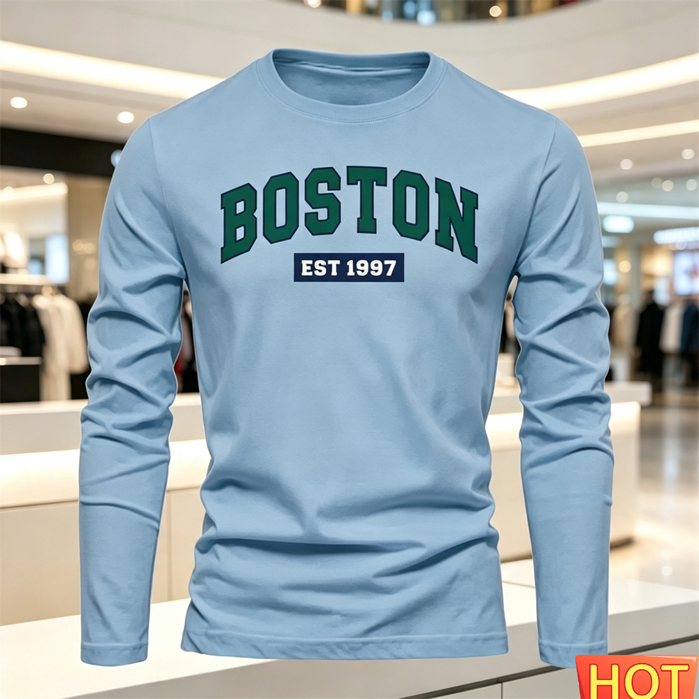T-shirt à manches longues pour - Summer Clothing Men Fashion avis et prix