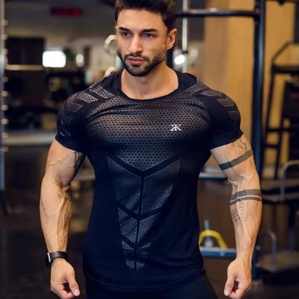 2025 hommes course sport T-shi - Summer Clothing Men 2025 avis et prix