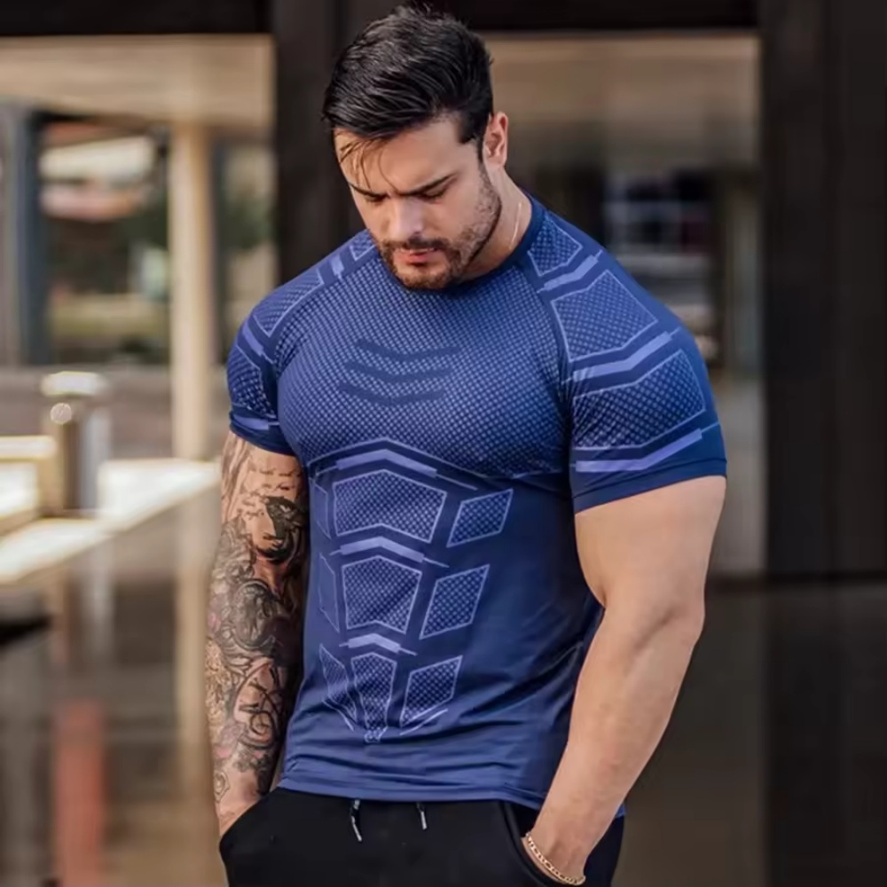 2025 hommes course sport T-shi - Summer Clothing Men 2025 avis et prix
