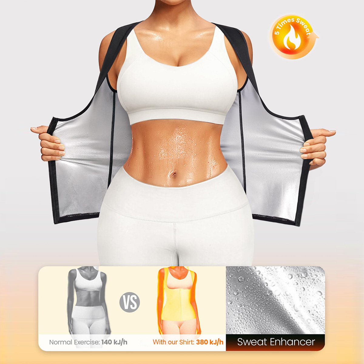 1 gilet de sudation pour femme - Tank Top Breathable avis et prix