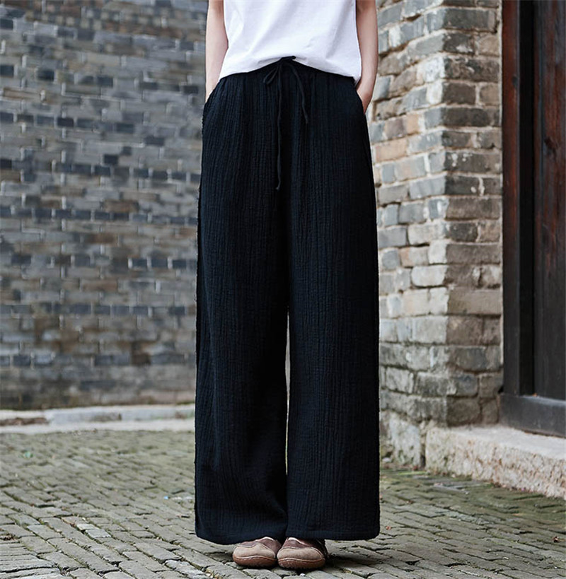 Pantalon à jambes larges à lac - Palazzo Pant Wide avis et prix
