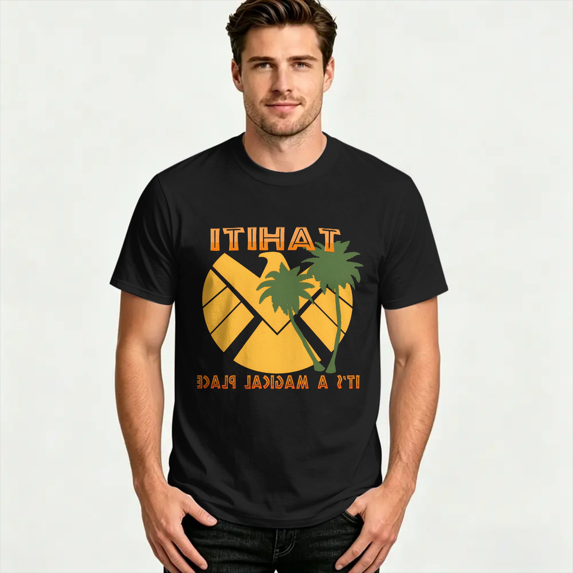T-shirt en coton pour hommes,  - Summer Clothing Places avis et prix