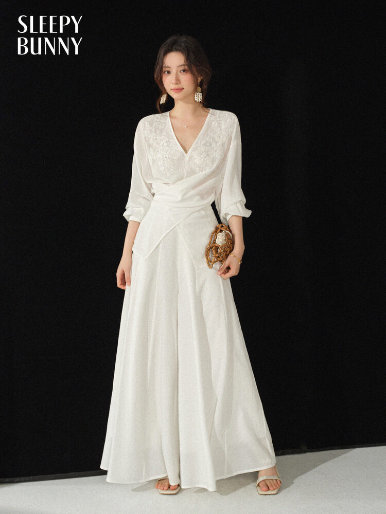Ensemble élégant deux pièces p - Palazzo Pant Wide avis et prix