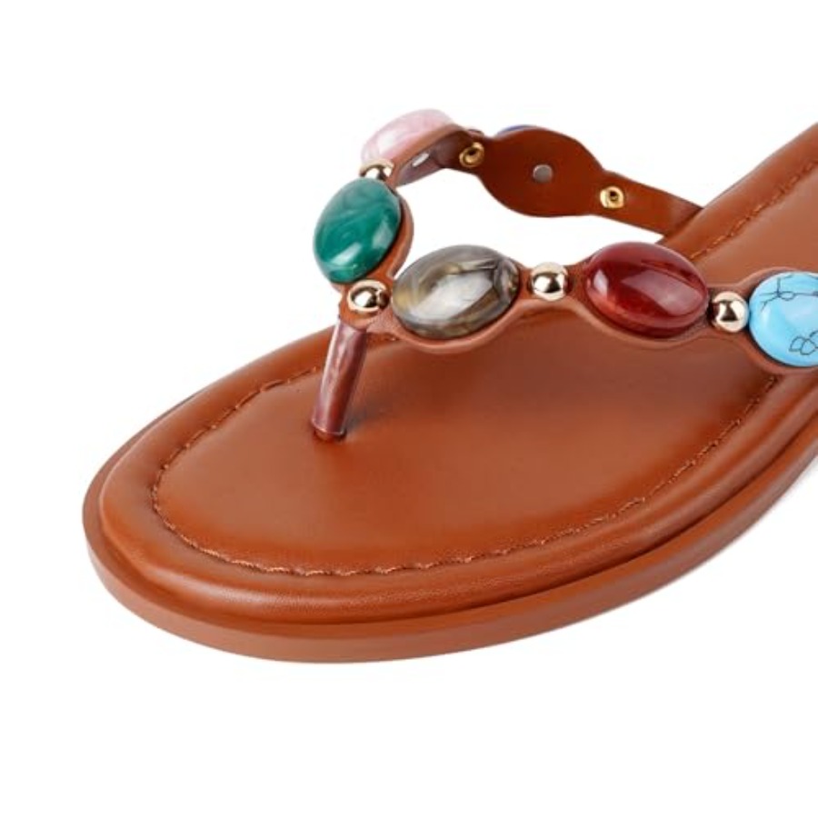 Tongs ornées de bijoux pour fe - Flip Flop Jeweled avis et prix