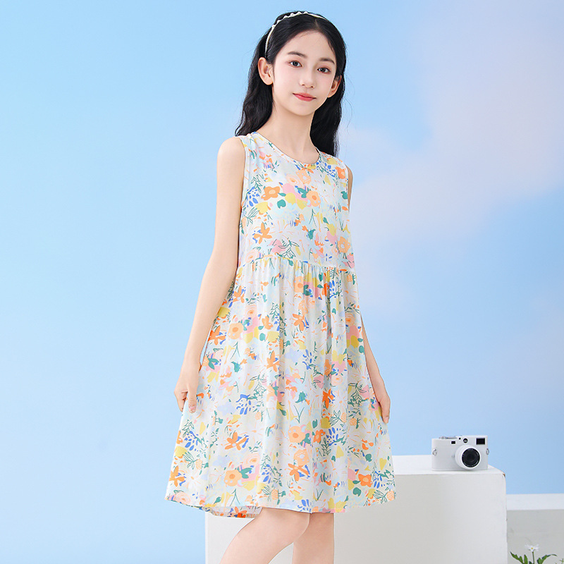 Robes d'été sans manches pour  - Summer Clothing Teen Girls avis et prix