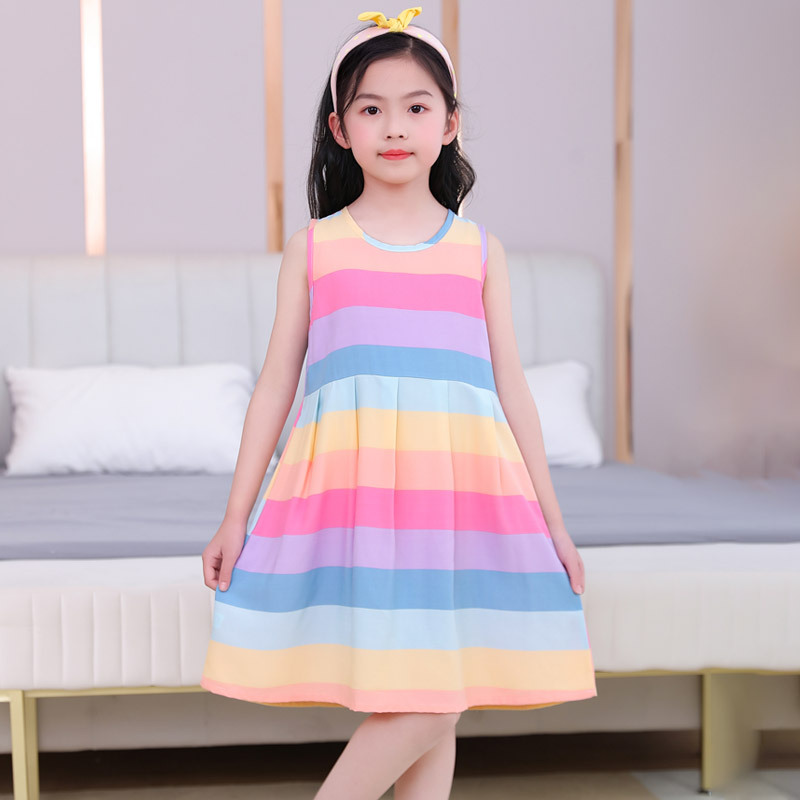 Robes d'été sans manches pour  - Summer Clothing Teen Girls avis et prix