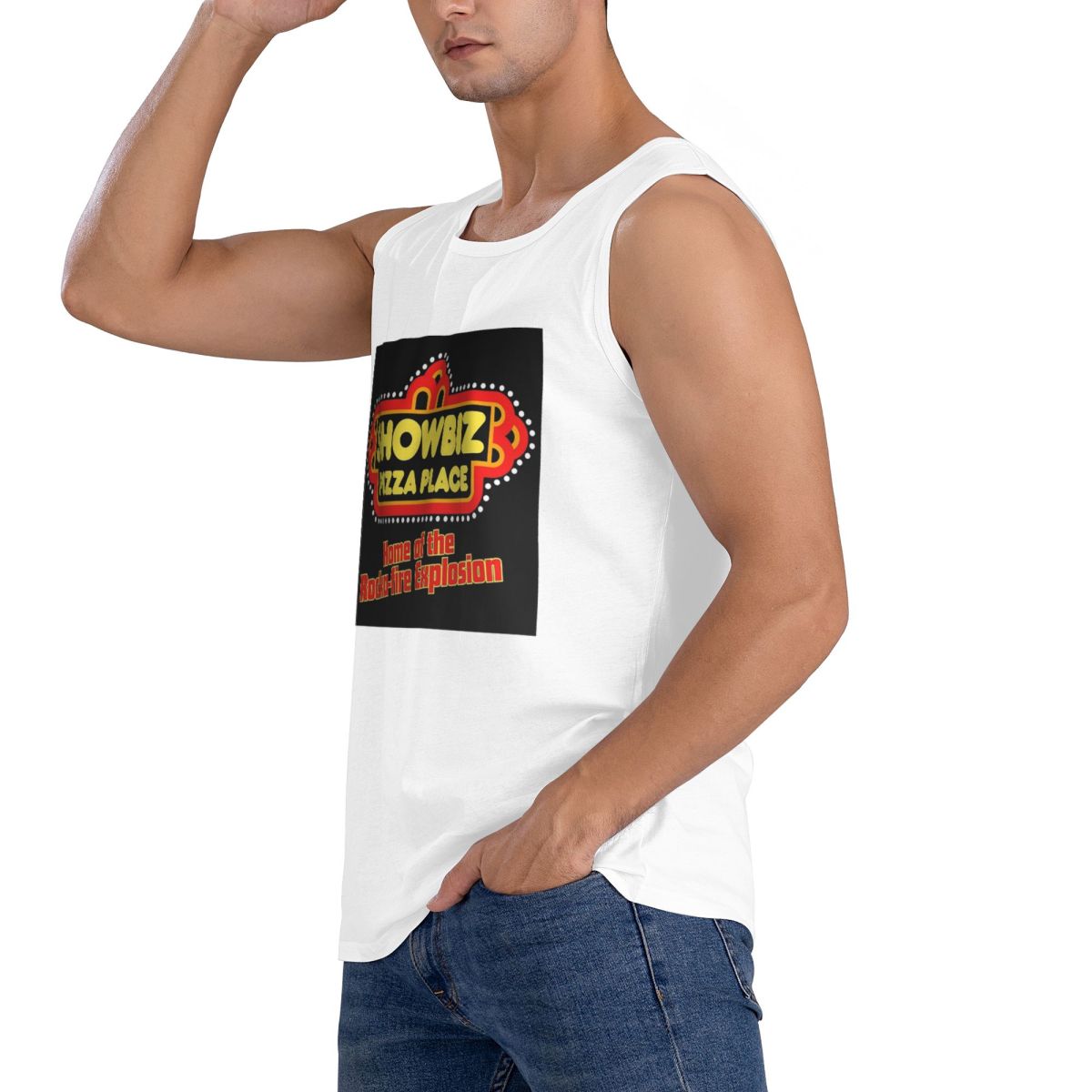 T-shirt sans manches 100% coto - Summer Clothing Places avis et prix