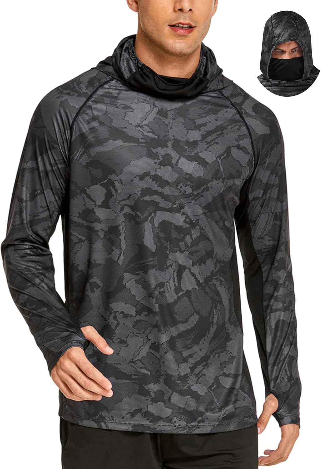 Chemises de pêche à capuche po - Rash Guard Long Sleeve avis et prix