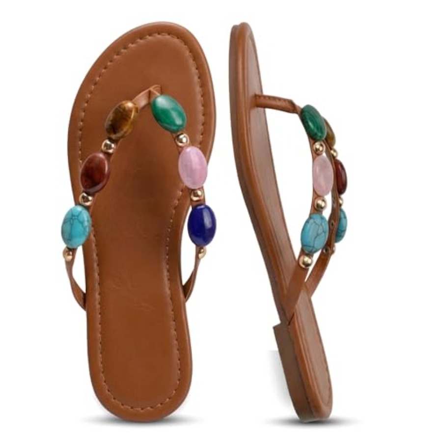Sandales à bijoux pour femmes, - Flip Flop Jeweled avis et prix